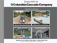 Tablet Screenshot of columbia-cascade.com